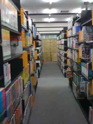 ３階にある閉架書庫です